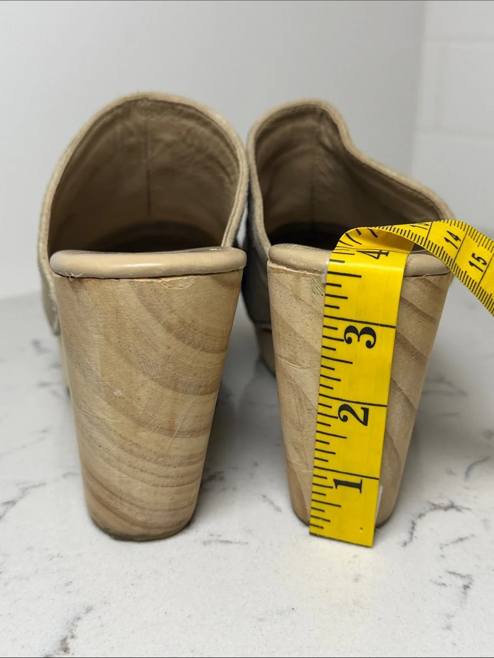Free People Taupe Suede Wedge Mule Clogs